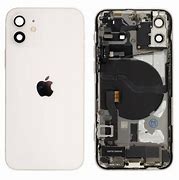 Rear Housing with Small Parts for iPhone 12 (Purple)-White Rear Housing with Small Parts for iPhone 12 (Purple)-White